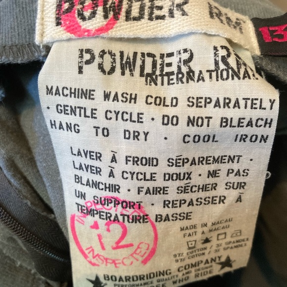 Powder Room, thin wale corduroy skirt. Deep Sage Green MultiPocket MIDI Size 13 - Picture 7 of 8